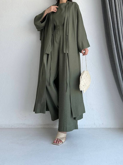 Conjunto Kimono Con Pantalón