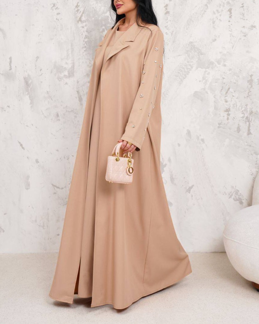 Style de chemise ouverte Abaya