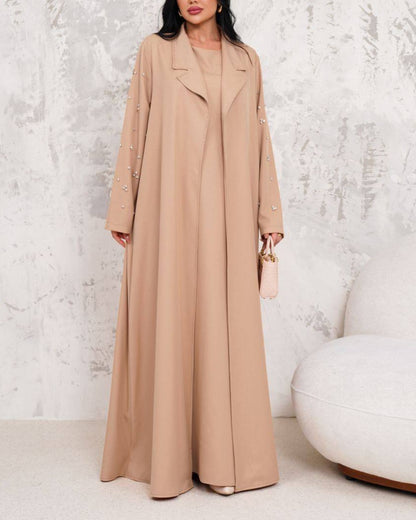 Style de chemise ouverte Abaya