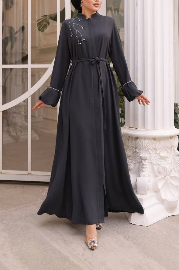 Abaya Clásica Mangas Ovaladas